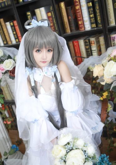 VOCALOID 南北组 洛天依 乐正绫 言和 花嫁 cosplay