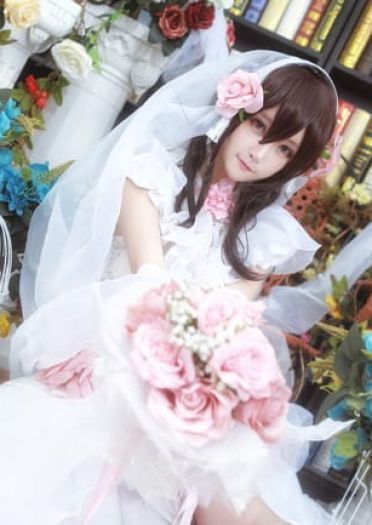 VOCALOID 南北组 洛天依 乐正绫 言和 花嫁 cosplay