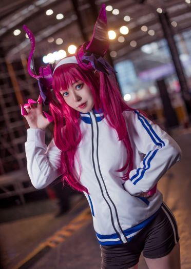 Fate/Grand Order COS 龙娘 体操服