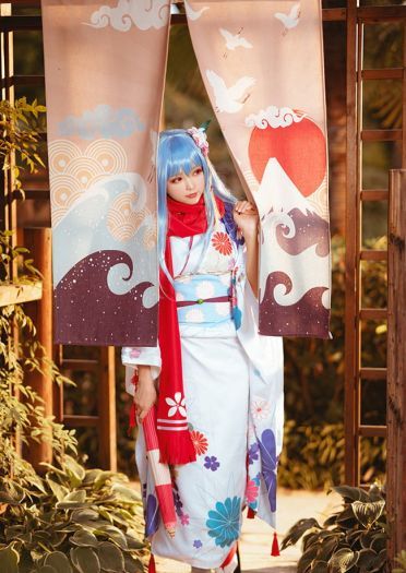 战舰少女R COS 吹雪 cosplay