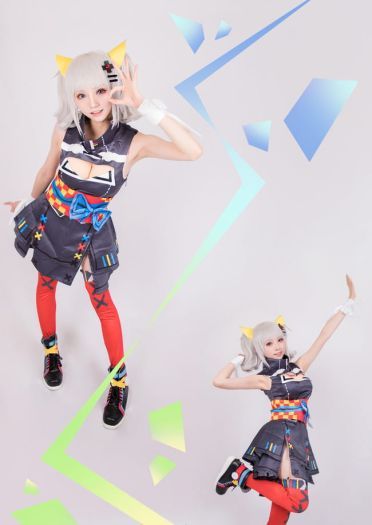 辉夜月 luna 表情包 cosplay