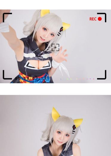 辉夜月 luna 表情包 cosplay