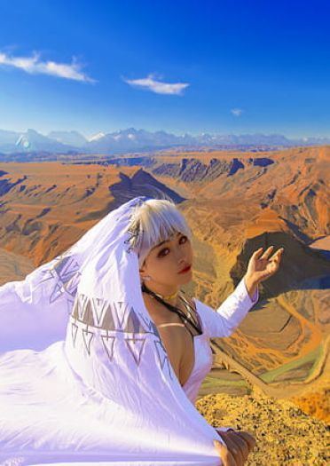 Fate/Grand Order 黑皮 阿提拉 旅拍 cosplay