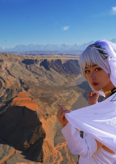 Fate/Grand Order 黑皮 阿提拉 旅拍 cosplay