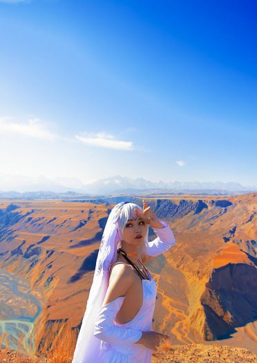 Fate/Grand Order 黑皮 阿提拉 旅拍 cosplay