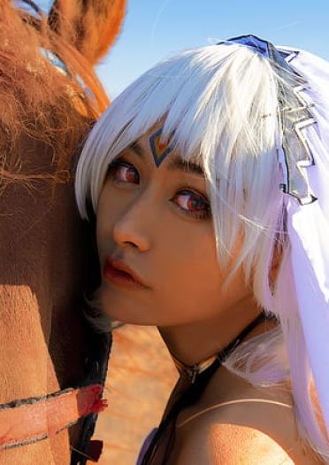 Fate/Grand Order 黑皮 阿提拉 旅拍 cosplay