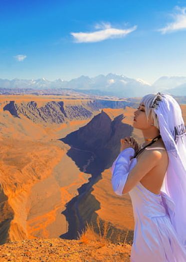 Fate/Grand Order 黑皮 阿提拉 旅拍 cosplay