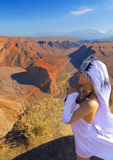 Fate/Grand Order 黑皮 阿提拉 旅拍 cosplay