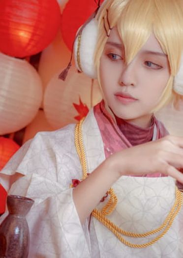 VOCALOID 镜音双子 萌妹 正太 cosplay