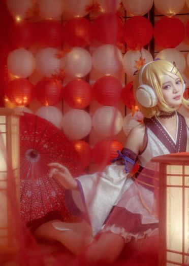 VOCALOID 镜音双子 萌妹 正太 cosplay