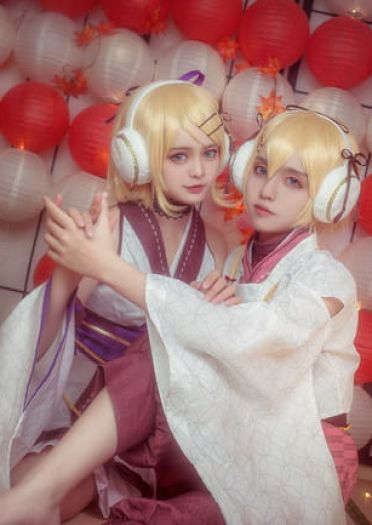 VOCALOID 镜音双子 萌妹 正太 cosplay