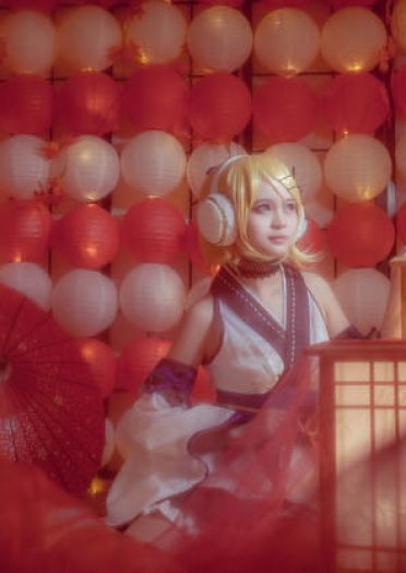 VOCALOID 镜音双子 萌妹 正太 cosplay