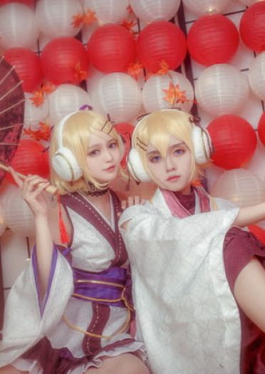 VOCALOID 镜音双子 萌妹 正太 cosplay