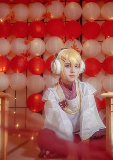 VOCALOID 镜音双子 萌妹 正太 cosplay