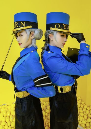 女神异闻录5 白丝 双子 制服 cosplay