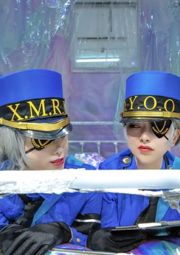 女神异闻录5 白丝 双子 制服 cosplay