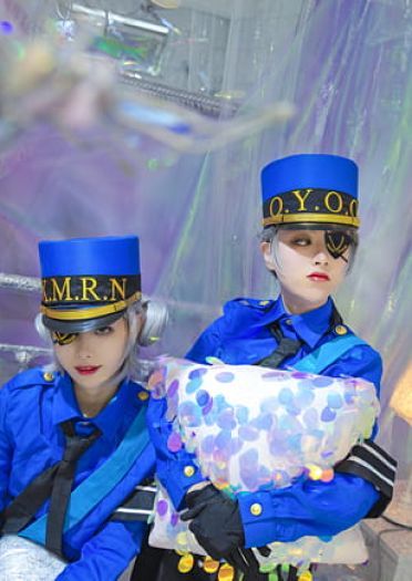 女神异闻录5 白丝 双子 制服 cosplay