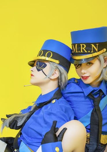 女神异闻录5 白丝 双子 制服 cosplay