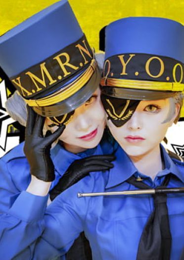 女神异闻录5 白丝 双子 制服 cosplay