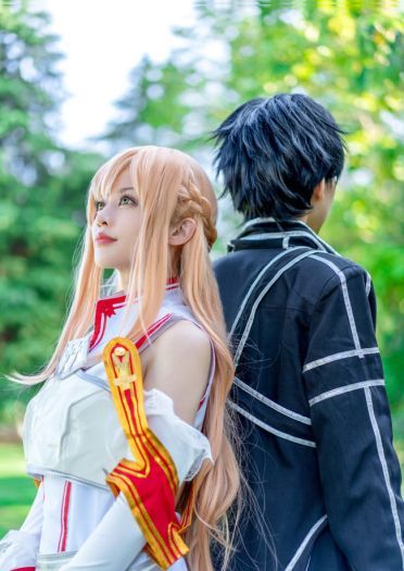 我的命是属于你的亚丝娜 cosplay