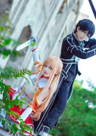 我的命是属于你的亚丝娜 cosplay