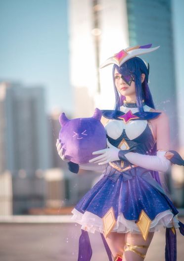 英雄联盟 星之守护者 九尾妖狐阿狸 cosplay