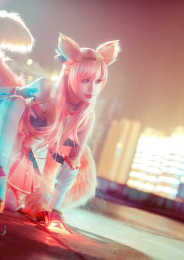 英雄联盟 星之守护者 九尾妖狐阿狸 cosplay