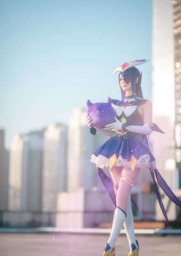 英雄联盟 星之守护者 九尾妖狐阿狸 cosplay