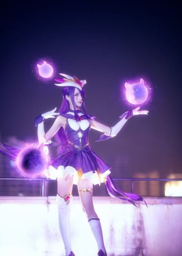 英雄联盟 星之守护者 九尾妖狐阿狸 cosplay