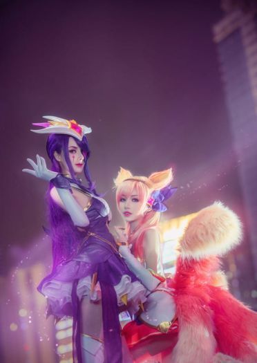 英雄联盟 星之守护者 九尾妖狐阿狸 cosplay