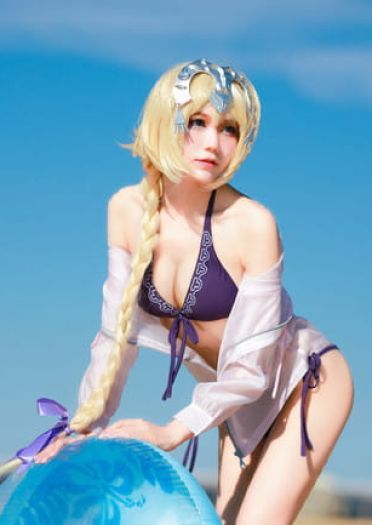 【cos正片】FateExtella 贞德 泳装