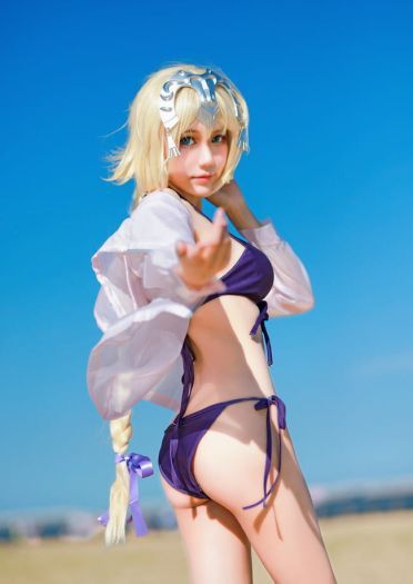 【cos正片】FateExtella 贞德 泳装