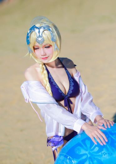 【cos正片】FateExtella 贞德 泳装