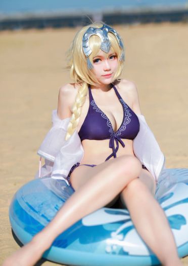 【cos正片】FateExtella 贞德 泳装