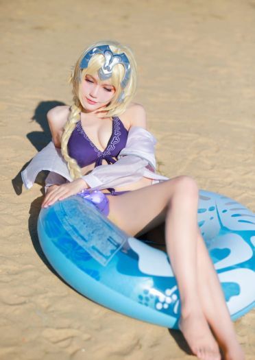 【cos正片】FateExtella 贞德 泳装