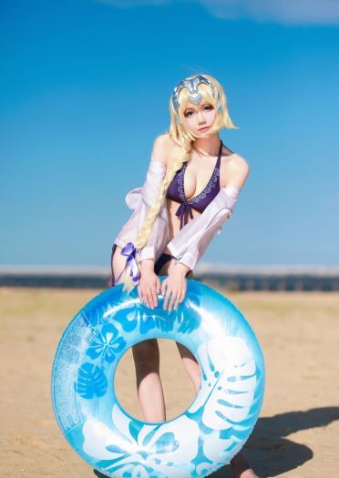 【cos正片】FateExtella 贞德 泳装