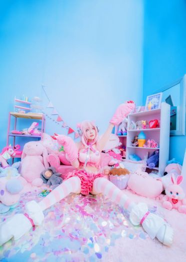 超级索尼子 暴力熊出镜 cosplay