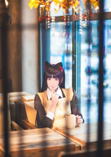 我的妹妹哪有这么可爱 女仆 黑丝 黑猫 cosplay