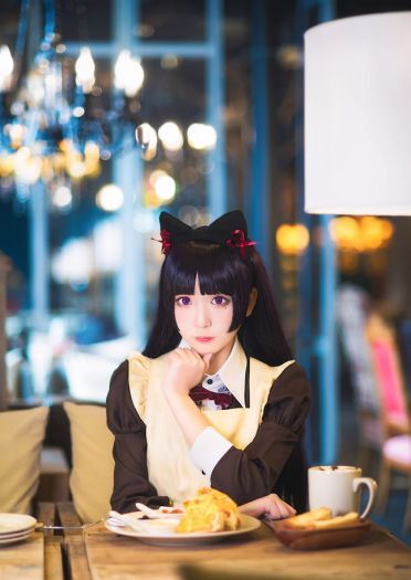 我的妹妹哪有这么可爱 女仆 黑丝 黑猫 cosplay