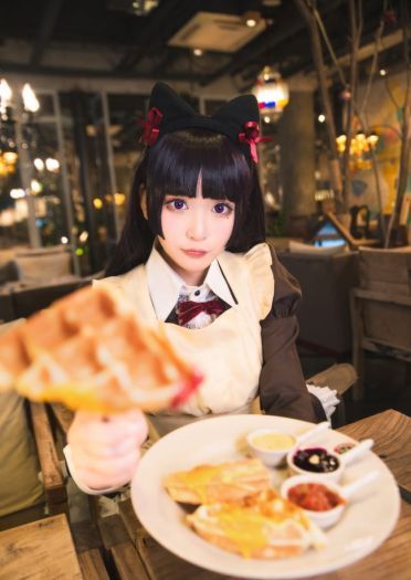 我的妹妹哪有这么可爱 女仆 黑丝 黑猫 cosplay