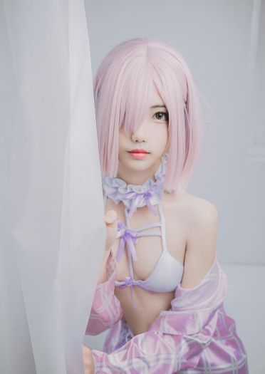 【cos正片】玛修同人泳装