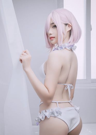 【cos正片】玛修同人泳装