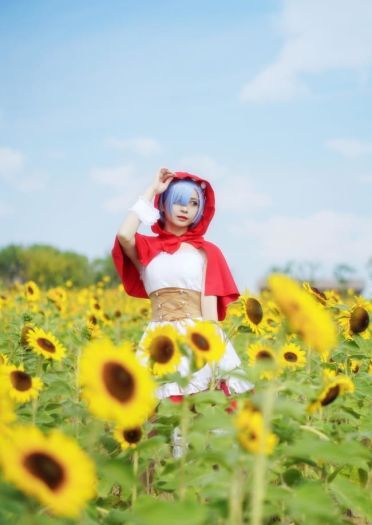 【cos正片】蕾姆小红帽cos