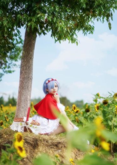 【cos正片】蕾姆小红帽cos