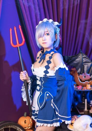  Re:从零开始的异世界生活 蕾姆 万圣节 cosplay