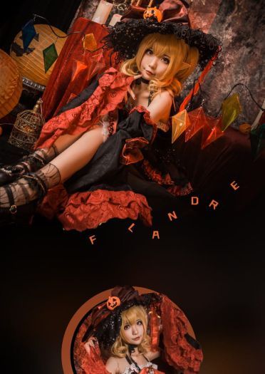 东方Project 万圣节 芙兰朵露 cosplay