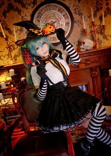 VOCALOID 初音未来 双马尾 cosplay