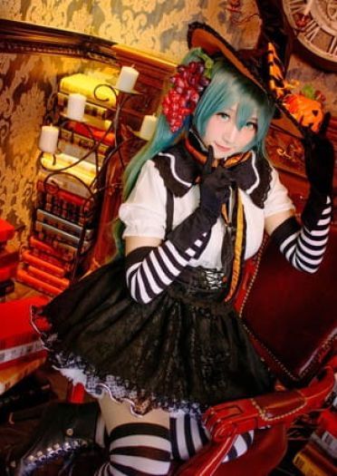 VOCALOID 初音未来 双马尾 cosplay