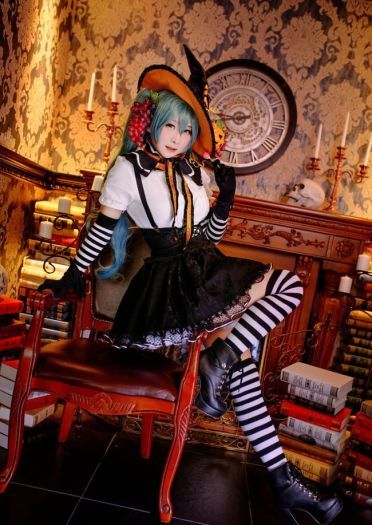 VOCALOID 初音未来 双马尾 cosplay