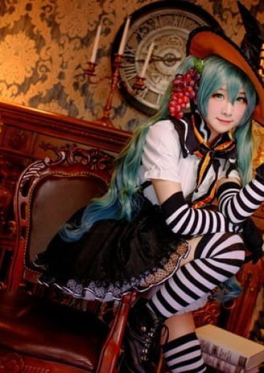 VOCALOID 初音未来 双马尾 cosplay